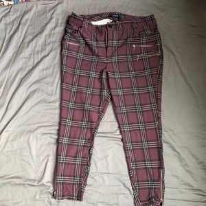 Torrid Plaid Skinny Pants